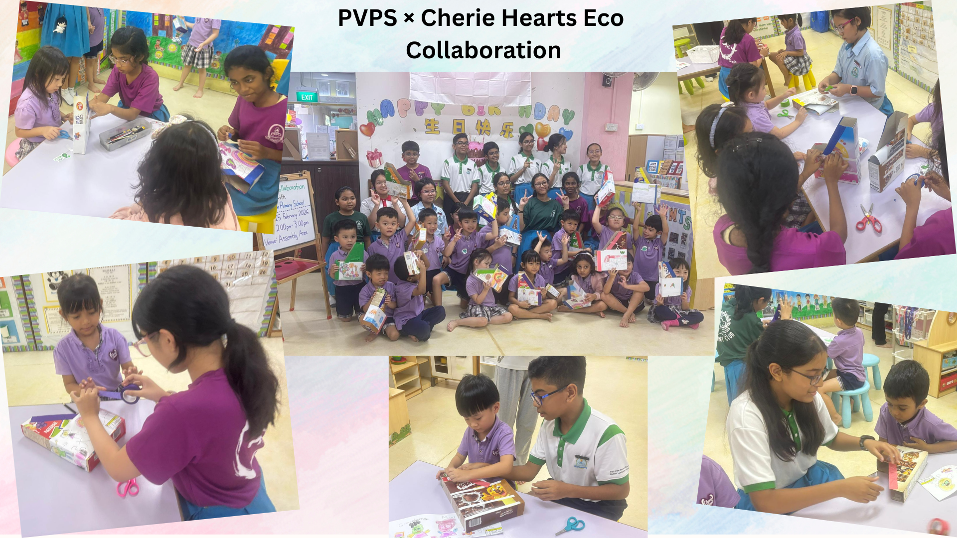 PVPS Students collaboration with Cherie Hearts